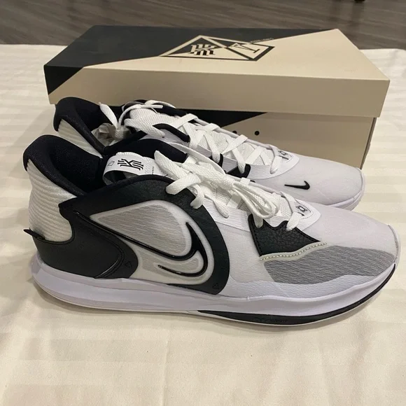 Nike | Shoes | Nike Kyrie Low 5 Tb Promo In White And Black  display picture 1